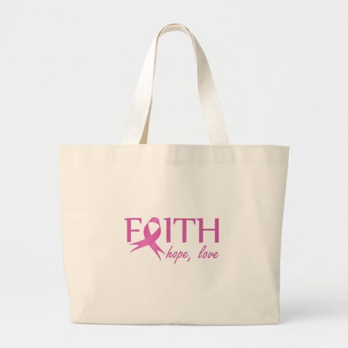 Faithhope love large tote bag