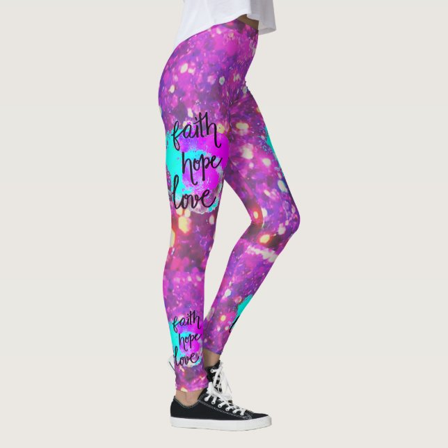 Faith - Hope - Love Leggings (Right)