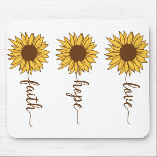 Faith Hope Love Mouse Pad