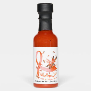 Faith Hope Love MS Awareness Dragonfly Hot Sauces