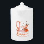 Faith Hope Love MS Awareness Dragonfly Teapot<br><div class="desc">Faith Hope Love MS Awareness Dragonfly</div>
