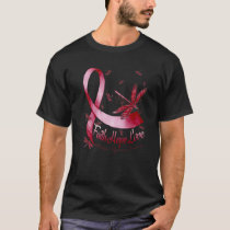 Faith Hope Love Multiple Myeloma Awareness Dragonf T-Shirt