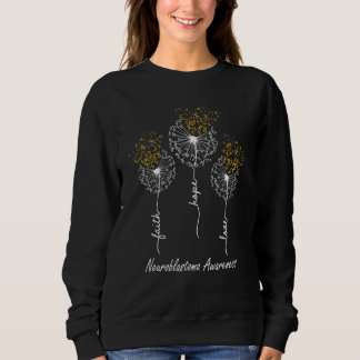 Faith Hope Love Neuroblastoma Awareness Sweatshirt