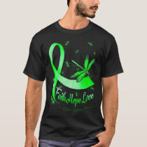 Faith Hope Love Non-Hodgkin's Lymphoma Awareness D T-Shirt