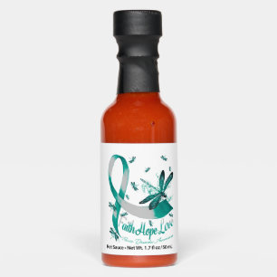 Faith Hope Love Panic Disorder Awareness Dragonfly Hot Sauces