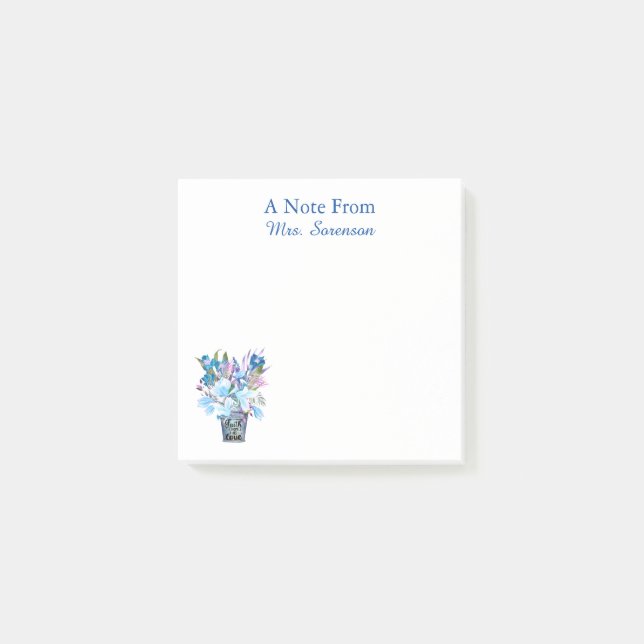 Faith Hope Love Personalized A Note From  (Front)