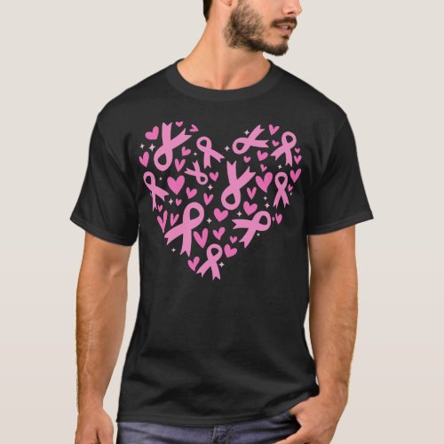 Faith Hope Love Pink Ribbon Awareness Gift T_Shirt