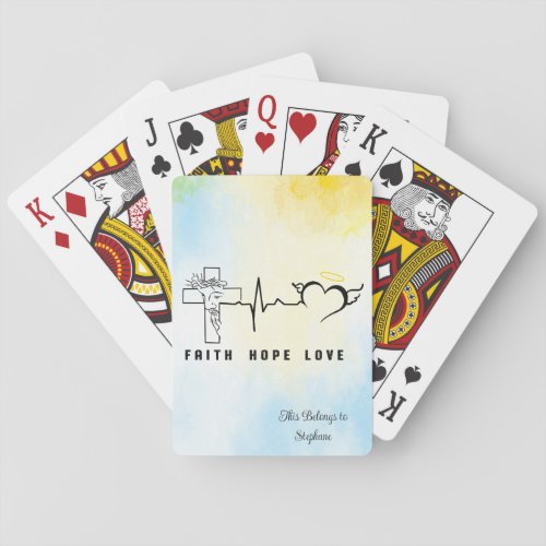 Faith Hope Love   Playing Cards