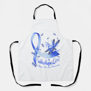 Faith Hope Love Pompe Disease Awareness Dragonfly Apron