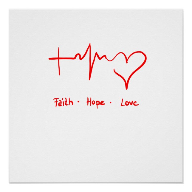 Faith Hope Love Poster (Front)