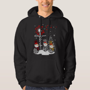 Faith Hope Love Snowman Jesus Dandelion Christian Hoodie