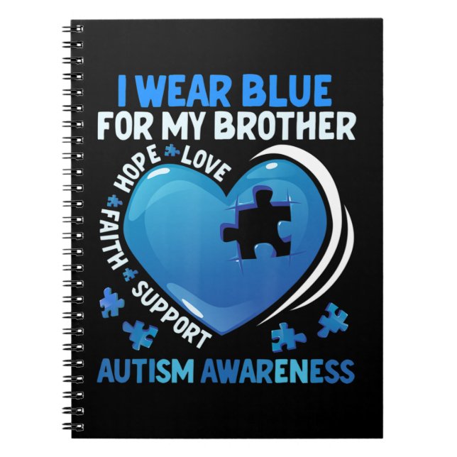 Faith hope love support family fight acceptance un notebook (Front)