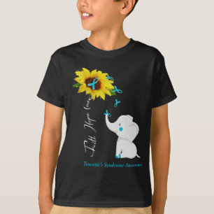 Faith Hope Love Tourette's syndrome Awareness T-Shirt