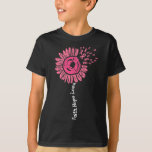 Faith Hope Love We Wear Pink Ribbon Breast Cancer  T-Shirt