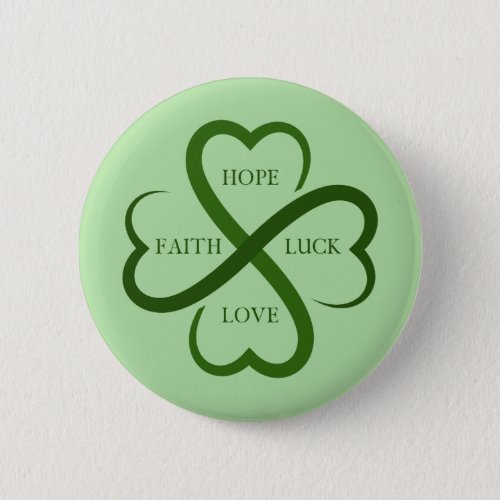 Faith Hope Luck Love    Button