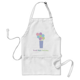 Faith Hope Serenity Adult Apron