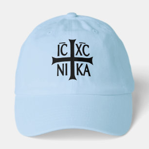 Faith ICXC NIKA Christian Cross Hat 