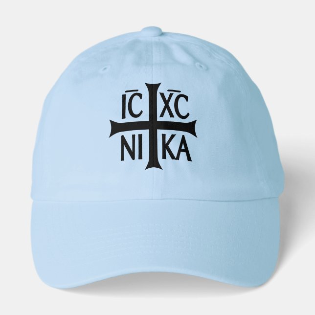 Faith ICXC NIKA Christian Cross Hat  (Front)