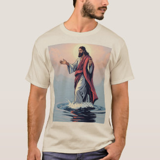 Faith in Action: Jesus Walking on Water Tee