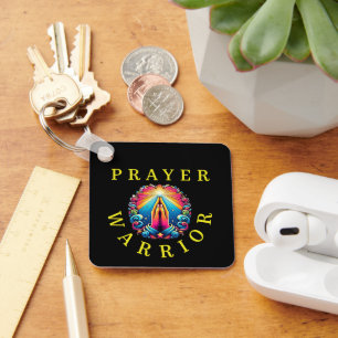 Faith In Colors, Prayer Warrior Keychain