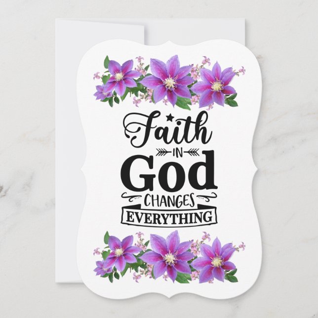 faith in god christian design (Front)
