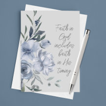 Faith in God Custom Text