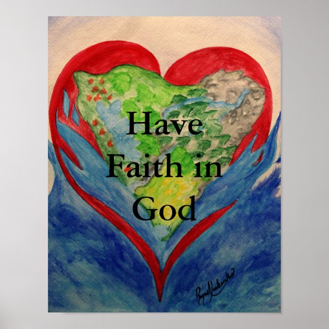 Faith in God Poster (Front)