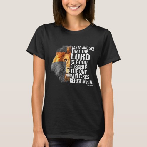 Faith in God _ Psalm Christian Bible T_Shirt
