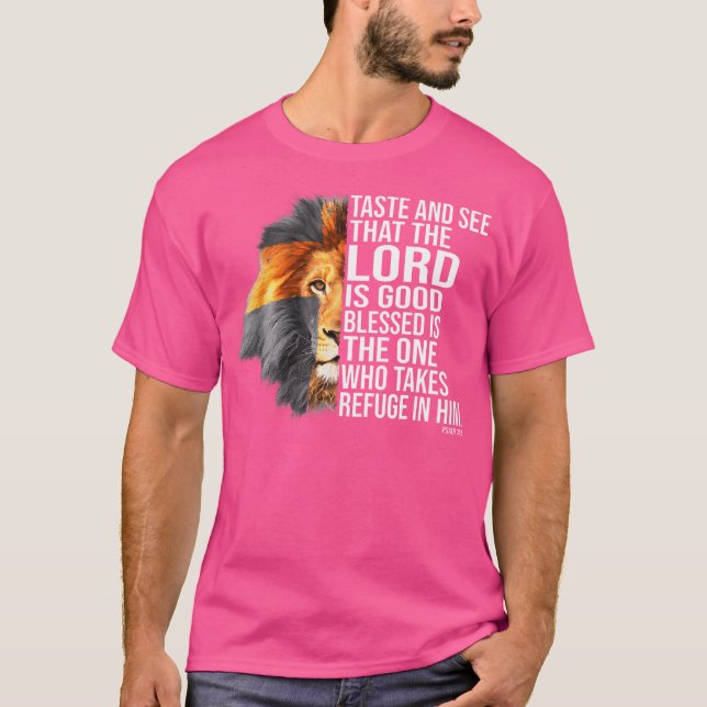 Faith In God - Psalm Christian Bible T-Shirt (Front)