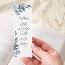Faith in God Quote Floral