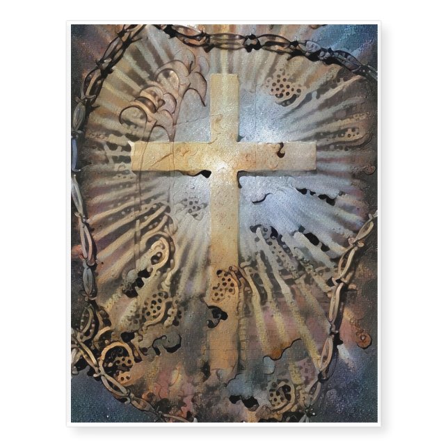 Faith in God Temporary Tattoos (Front)