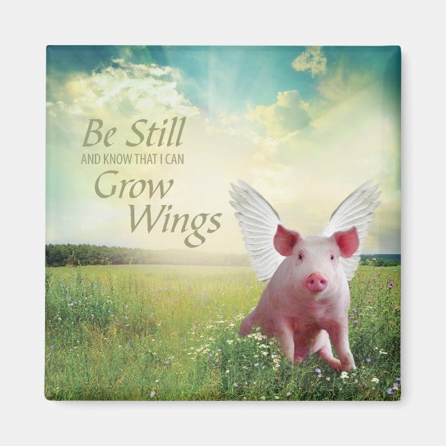 Faith In Pigs Magnet (Front)