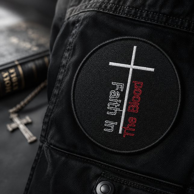 Faith In The Blood Christian Cross Patch (Creator Uploaded)