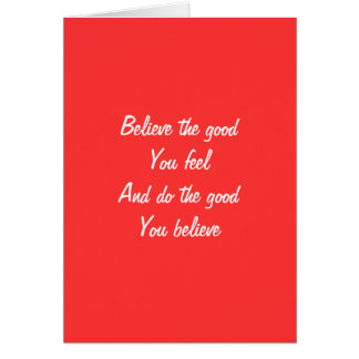 Faith in yourself cards