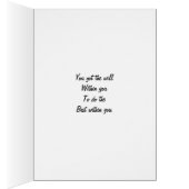 Faith in yourself cards (Inside (Right))