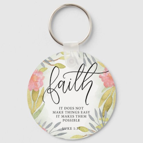 Faith Inspirational Keychain