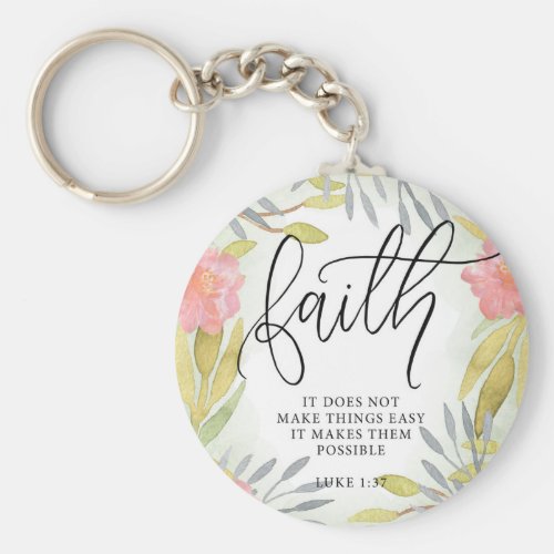 Faith Inspirational Keychain