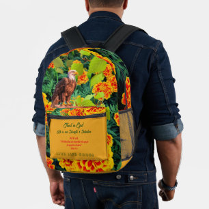Faith Inspirational Motivations  Printed Backpack