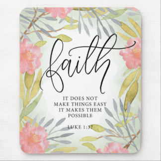 Faith Inspirational Mouse Pad