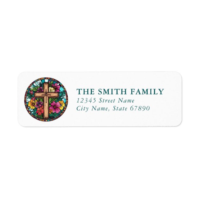 Faith & Inspirational Return Address Labels (Front)