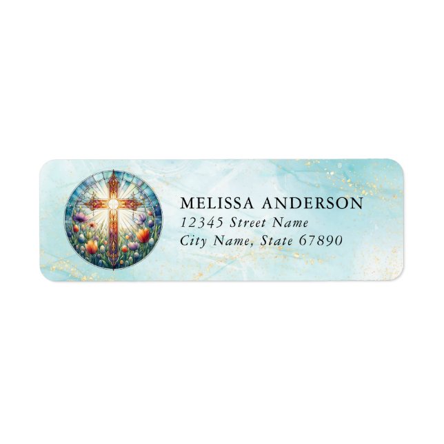 Faith & Inspirational Return Address Labels (Front)
