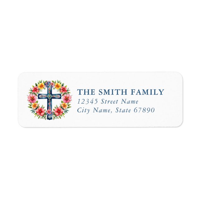 Faith & Inspirational Return Address Labels (Front)