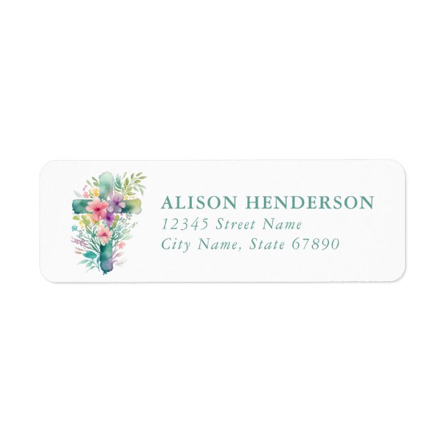 Faith & Inspirational Return Address Labels (Front)