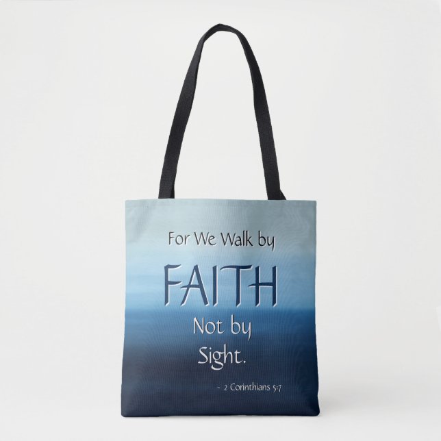 FAITH Inspirational Scripture Tote (Front)