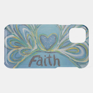Faith Inspirational Word Angel Art iPhone Case