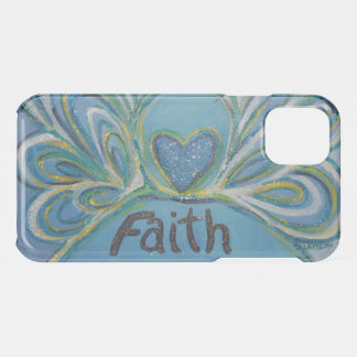 Faith Inspirational Word Angel Art iPhone Case
