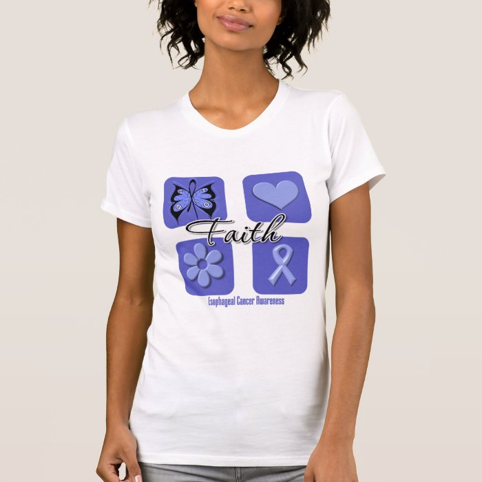 Faith Inspirations Esophageal Cancer T Shirt
