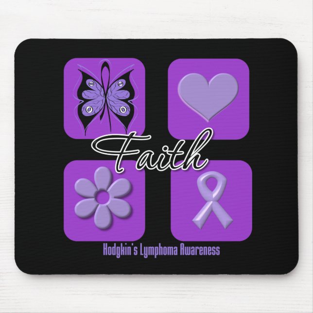 Faith Inspirations Hodgkin's Lymphoma Mouse Pad (Front)