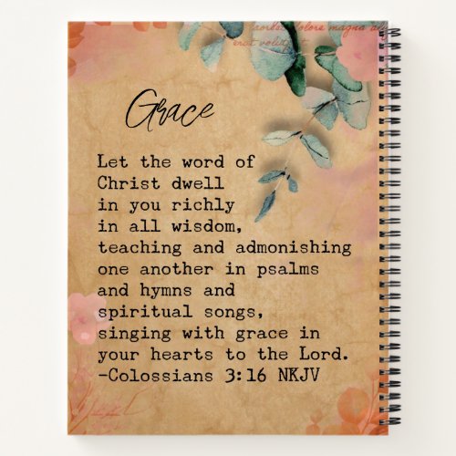 Faith_inspired 85x11 Spiral_Bound Notebook