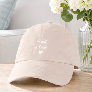 Faith Inspired Be Still & Know Performance Cap